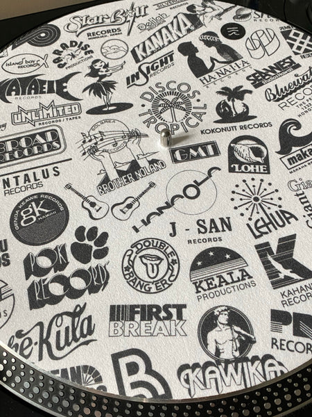 Label Logos Slipmat (White)
